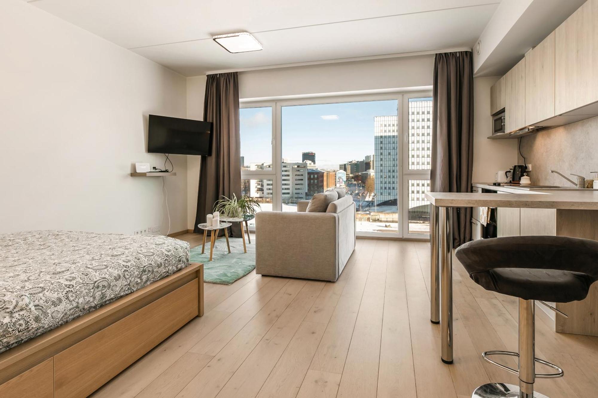 Modern Apartment With Great View Tallinn Exterior photo